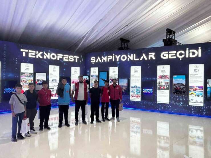 Çelikhanlı öğrenciler TEKNOFEST’te bilim ve teknolojiyle buluştu