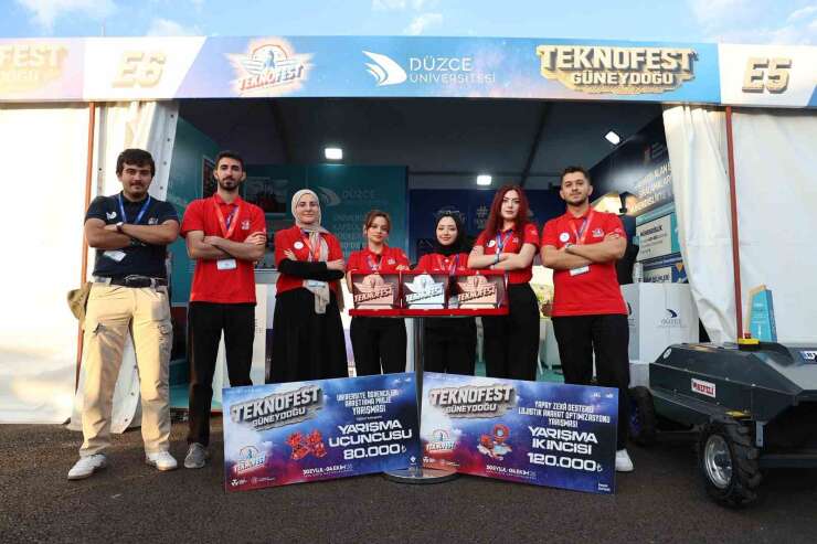 Düzce Üniversitesi beş alanda 5 ödülle