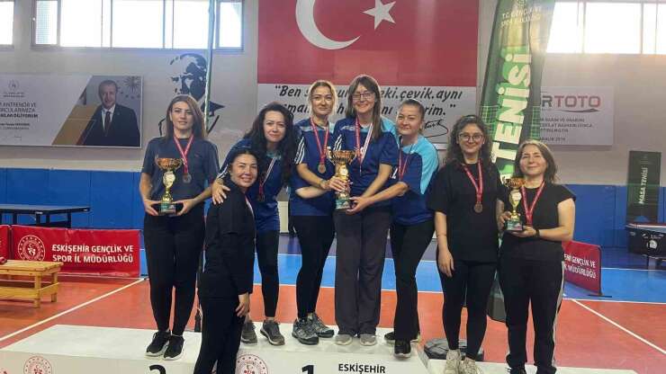 Kamu Spor Oyunları Masa Tenisi müsabakaları tamamlandı