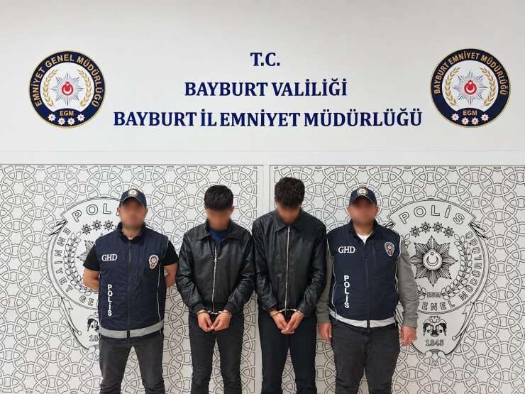 Bayburt’ta düzensiz göç operasyonlarında 5 şüpheli yakalandı