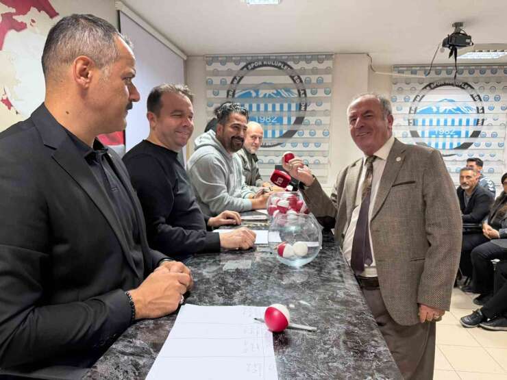 Kayseri U14 Ligi fikstür çekimi yapıldı