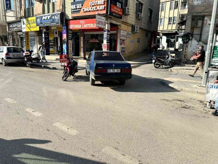 Adıyaman’da otomobilin çarptığı yaya yaralandı