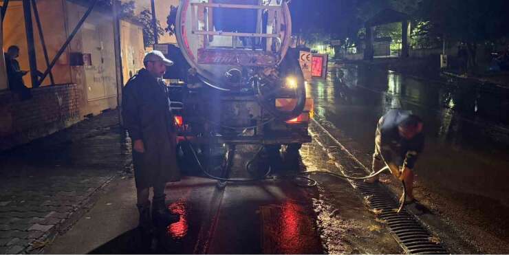 Kahta’da yağış seferberliği: Ekipler 7/24 sahada
