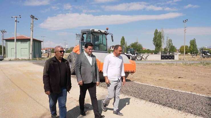 Bolvadin’de çiftçilerin ulaşım çilesi son buluyor