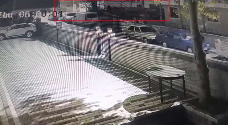 Maltepe’de 7 katlı binada meydana gelen çökme güvenlik kamerasında