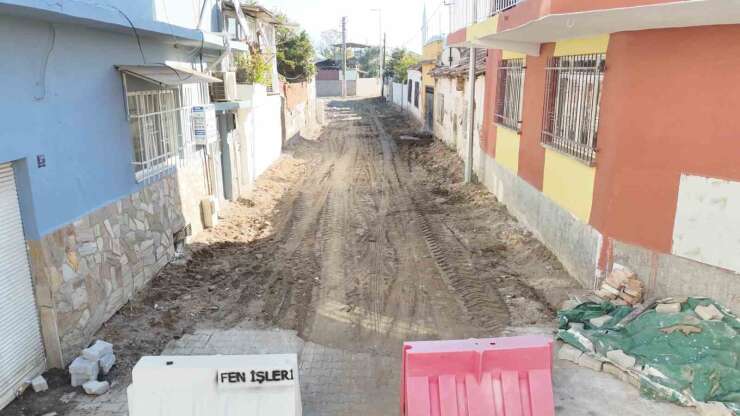 Sümer Mahallesi’nde yol çalışmaları sürüyor
