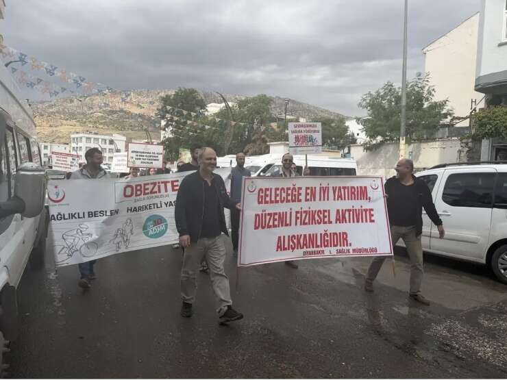 Obeziteye dikkat çekmek için yürüdüler