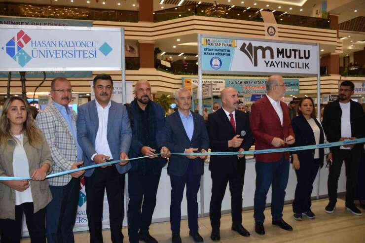 Şahinbey Belediyesi’nin 10’uncu kitap fuarı kapılarını açtı
