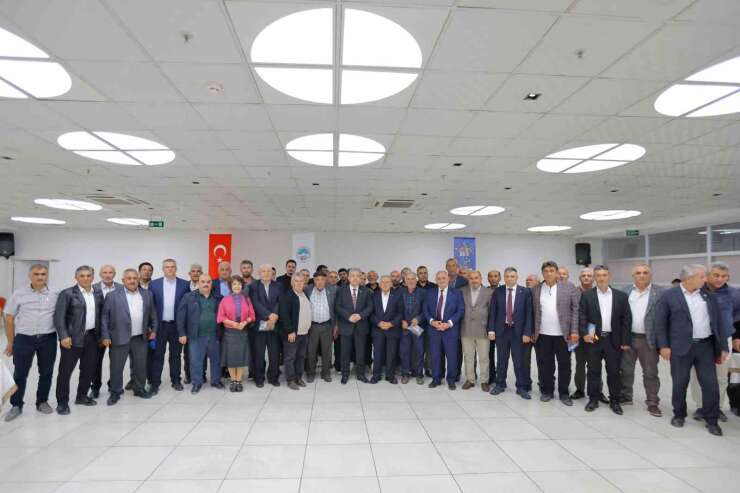 Başkan Büyükkılıç, Yahyalı’da muhtarlarla bir araya geldi