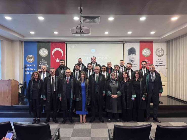 Kayseri Barosu Başkanı Özsoy mazbatasını aldı