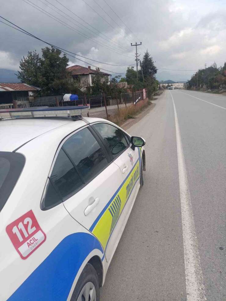 Bolu’da yenilenen yolda artan kazalar sonrası radarlı hız denetimi başlatıldı