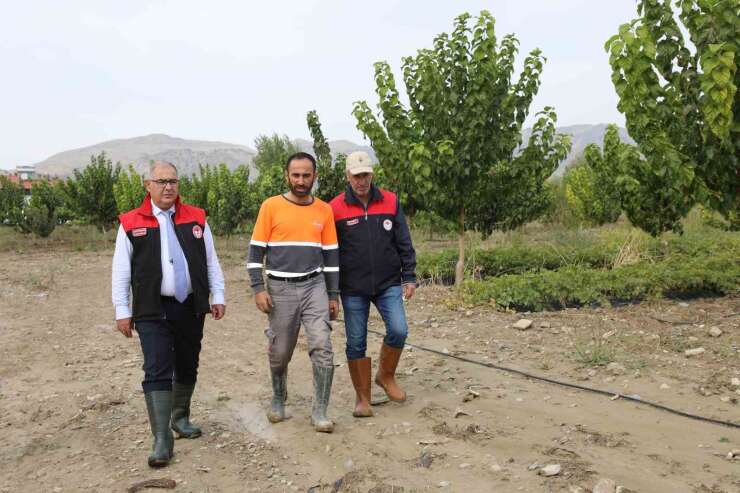 Selden etkilenen işletmelerde hasat tespiti yapıldı