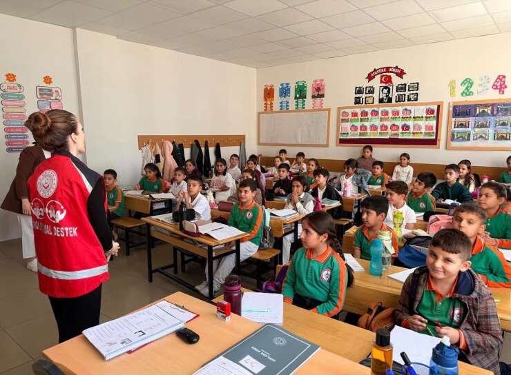 Kahta’da öğrencilere akran zorbalığı eğitimi verildi