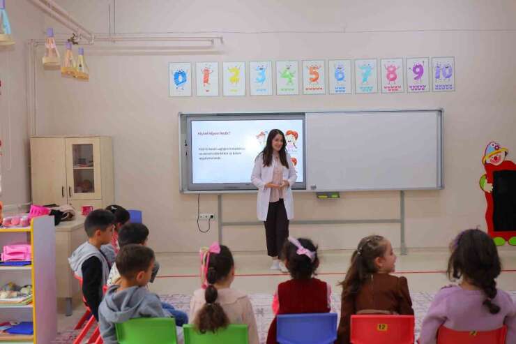 Bayburt’ta öğrenciler sağlık konusunda bilgilendirildi
