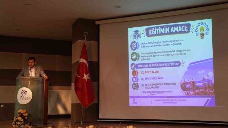 KBÜ’de iş kazalarının önlenmesi ve laboratuvar güvenliği ele alındı