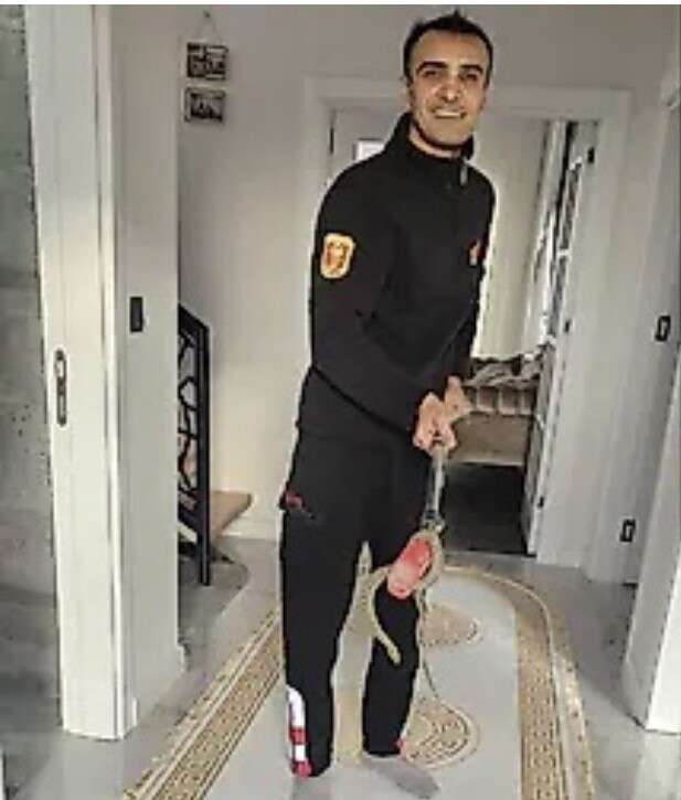Siirt’te eve giren 1 buçuk metrelik yılan 3 saatte yakalandı