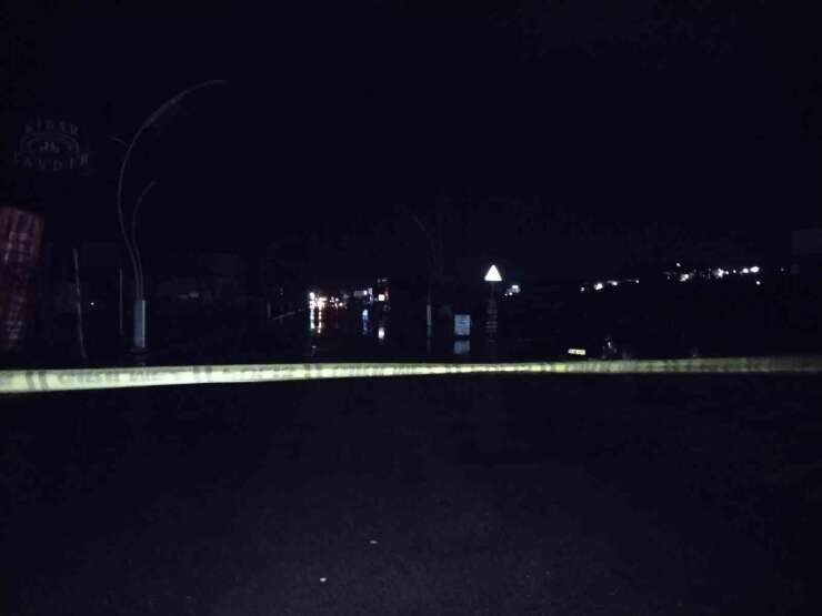 Şile’de şiddetli yağış nedeniyle cadde ulaşıma kapandı