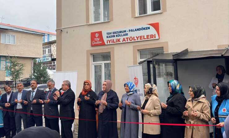 Erzurum’da "İyilik Atölyeleri" dualarla hizmete açıldı