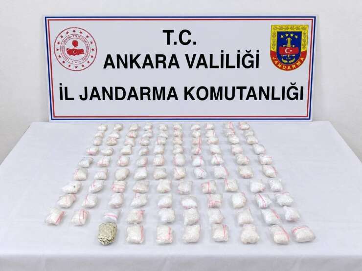 Ankara’da uyuşturucu operasyonu: 1 kilogram metamfetatin ele geçirildi