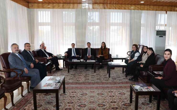 ABD Ankara Büyükelçiliği kamu diplomasisi heyetinden Atatürk Üniversitesine ziyaret