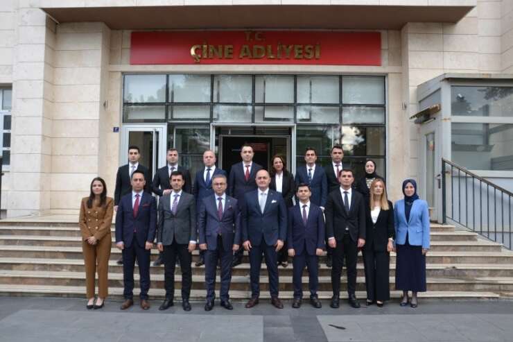 Çine Adliyesi’nde incelemelerde bulundular
