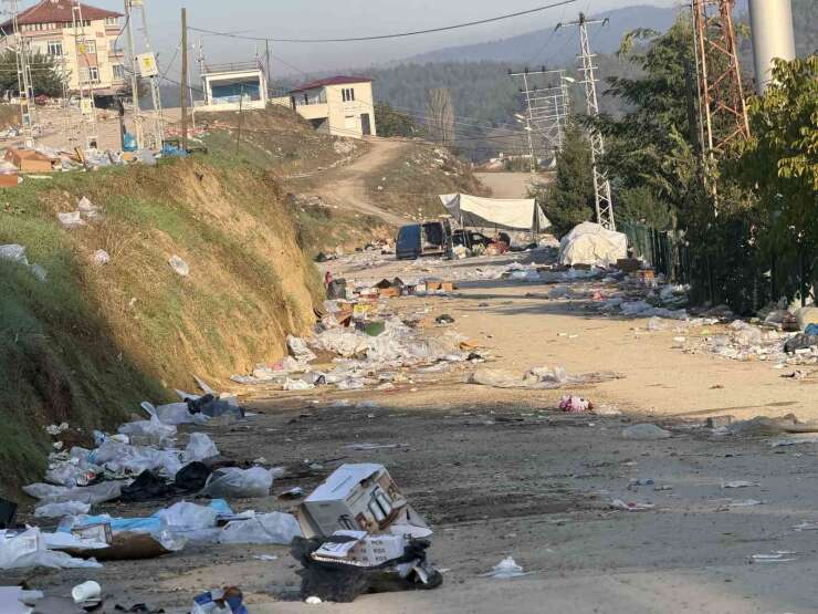 Boyabat Panayırı sona erdi, geride çöpler kaldı