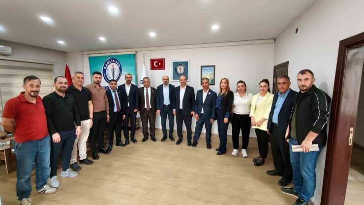 Sağlık-Sen Genel Başkanı Doğan Şırnak’ta sağlık çalışanlarının sorunlarını dinledi