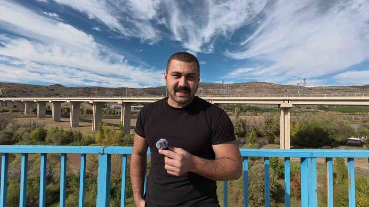 Sivas’ta doğa tutkunlarından nefes kesen iniş