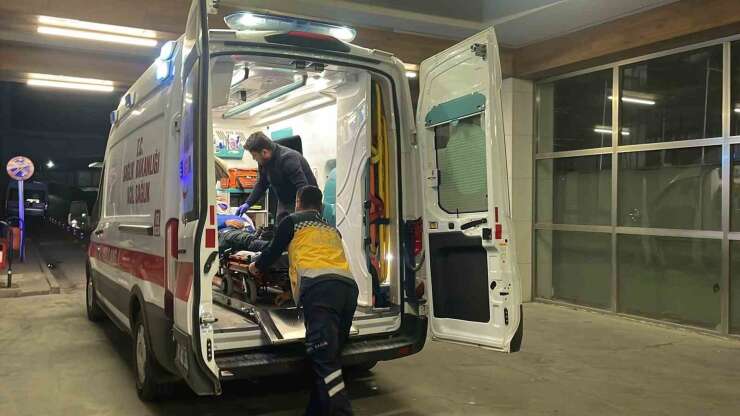 Karaman’da babasının ardından hastaneye giderken domuza çarptı