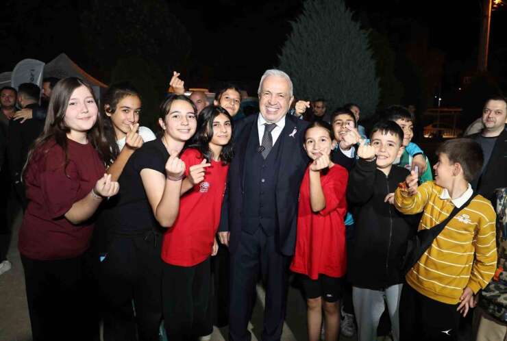Başkan Şadi Özdemir Akçalar’da vatandaşlarla buluştu