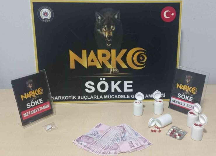 Söke ve Kuşadası’nda uyuşturucu madde ele geçirildi