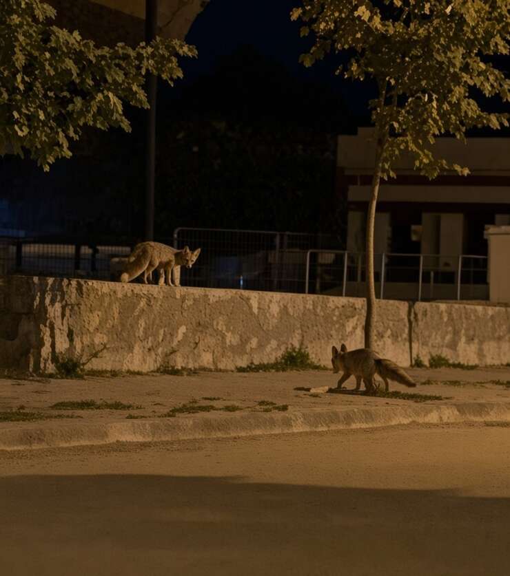 Tilkiler şehir merkezinde, ayılar köylerde görüldü
