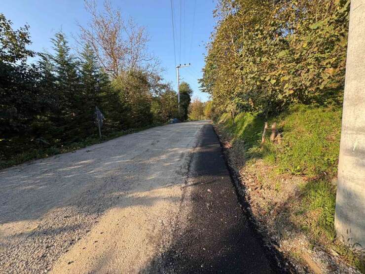 Düzce’de köy yolları kışa hazırlanıyor