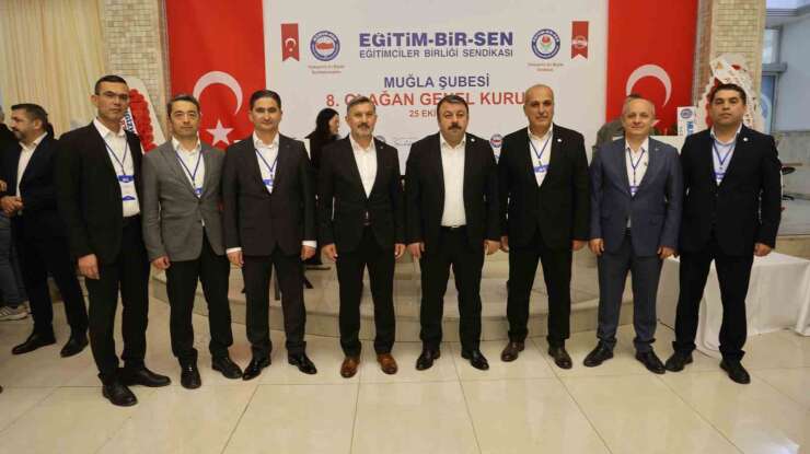 Muğla Eğitim-Bir-Sen’de Uçak güven tazeledi