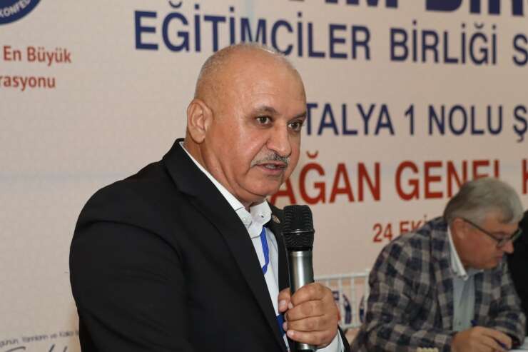 Eğitim-Bir-Sen Antalya’da Eyüp Bülent Miran güven tazeledi