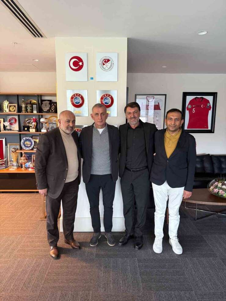 Ali Çamlı’dan TFF Başkanı Hacıosmanoğlu’na ziyaret