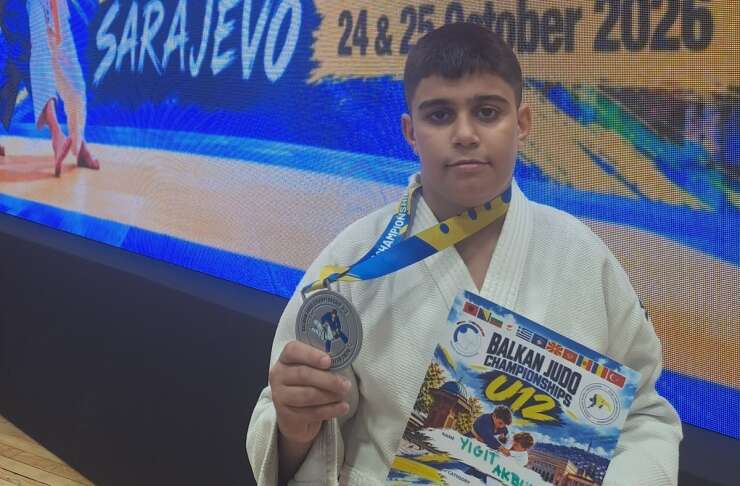 Yiğit Akbulut’tan judoda Balkan ikinciliği