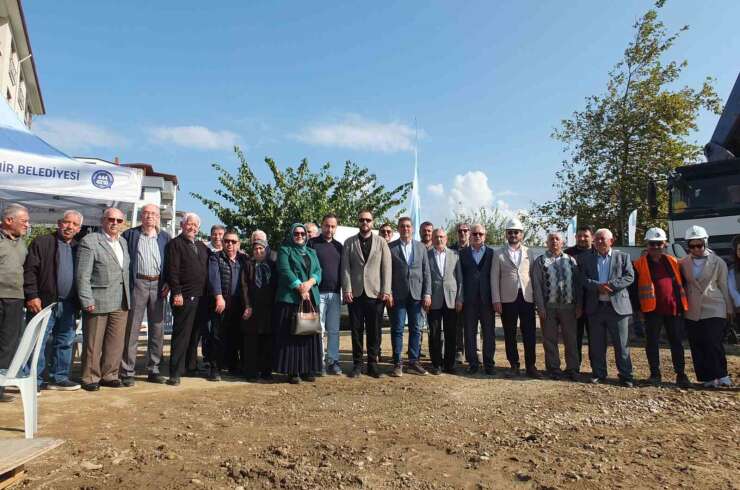 Burhaniye’de yeni cami temeli atıldı