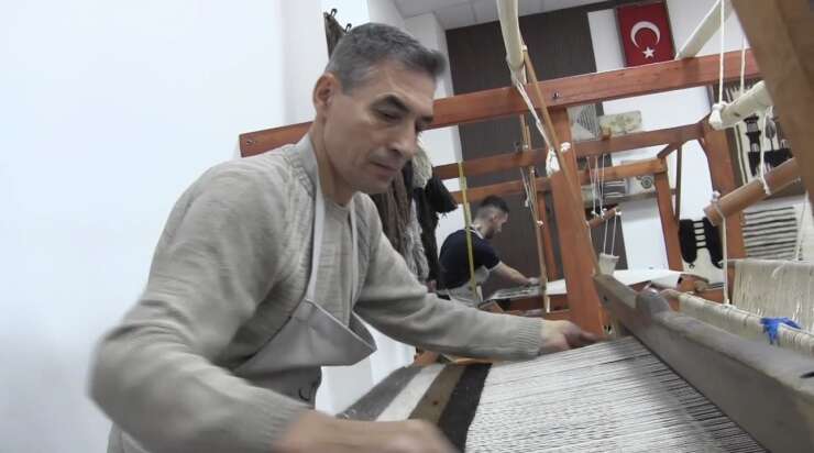 Dededen toruna, kuşaktan kuşağa Siirt battaniyesi geleneği yaşatılıyor
