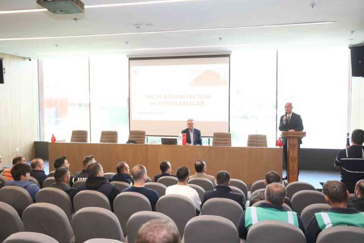İnegöl Belediyesi’nden personele 2. yalın temelleri eğitimi
