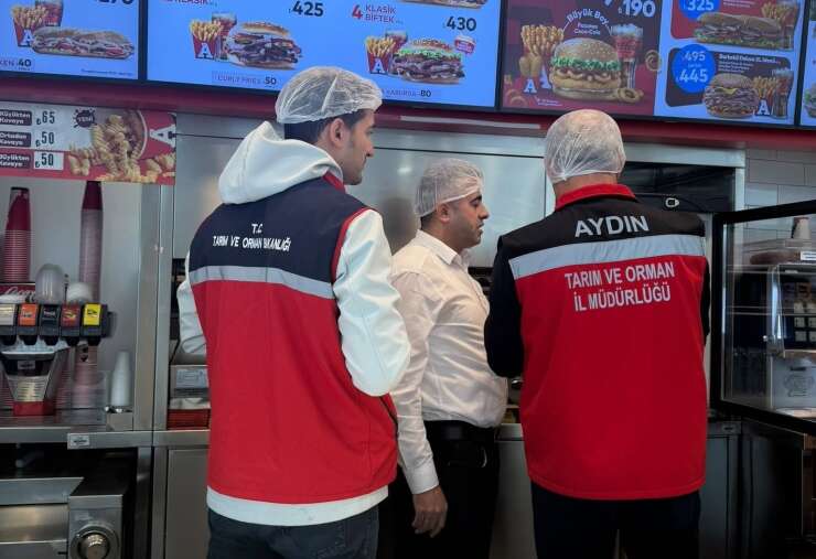 Aydın’da menülerdeki kalori bilgileri de denetlendi