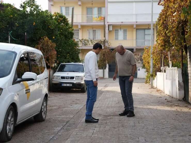 Germencik’te sokaklar yenileniyor