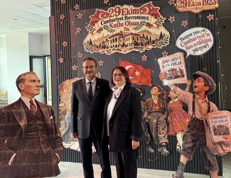 Cumhuriyetin 103. yılına özel hazırlanan hatıra köşesine yoğun ilgi