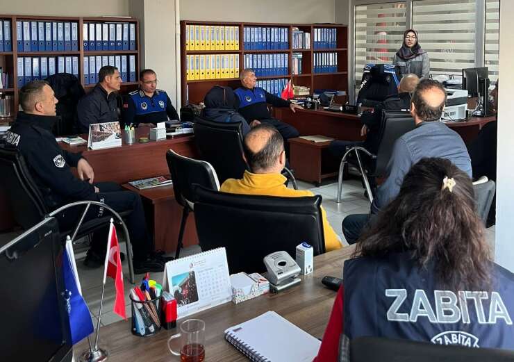 Akçakoca’da zabıta personeline sağlıklı yaşam eğitimi